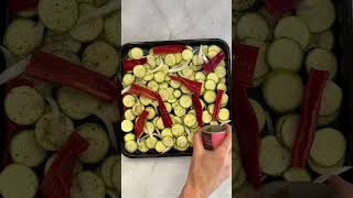 Salmón con verduras al horno [upl. by Tamqrah]