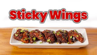 Simple sticky chicken wings recipe [upl. by Cheryl]