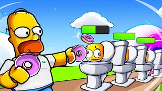 Upgrading Simpsons to MAX LEVEL Tower Defense [upl. by Nancey649]