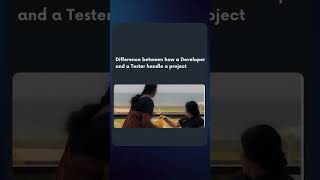 Tester vs Developer Who Does More Work shorts funny [upl. by Drahser]