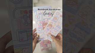 Notebook Hardcover Sticker Grid notebook notebookgrid notebooksticker jurnal shortsvideo [upl. by Nosnhoj83]