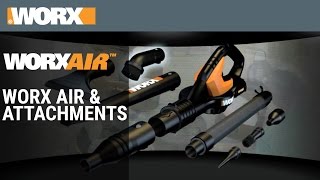 20V MaxLithium WORX AIR  Attachments [upl. by Nawram284]