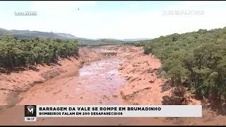 NOVO ROMPIMENTO DE BARRAGEM CAUSA TRAGÉDIA EM BRUMADINHO  Jornal Minas [upl. by Walczak]