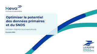 Webinar 11  Optimiser le potentiel des données primaireset du SNDS [upl. by Ainoek]