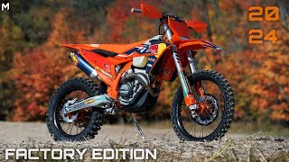 NUEVA KTM XCF 2024 FACTORY EDITION 🟠  ¡LA CROSS COUNTRY MAS TOP [upl. by Kiyohara284]