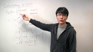 Calculating a Cumulative Distribution Function CDF [upl. by Jolyn]