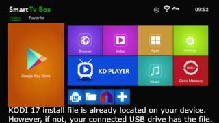 How to reinstall KODI 17 on your ConnectBox X96 [upl. by Deedahs]