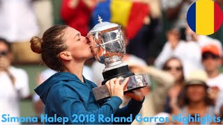 Simona Halep 2018 Roland Garros Highlights [upl. by Rickie]