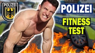 Ich mache den POLIZEI FITNESS TEST ohne Vorbereitung  Extremer Selbstversuch [upl. by Ahsieym]