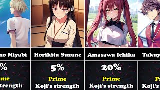 Who is strongest  Classroom Of The Elite Prime Ayanokoji Edit [upl. by Llekcm]