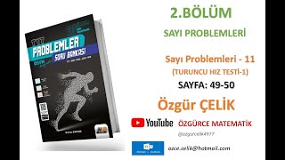 Hız ve Renk TYT ProblemSayı Problemleri 11Turuncu Hız Testi 1 sayfa 4950 [upl. by Anah]