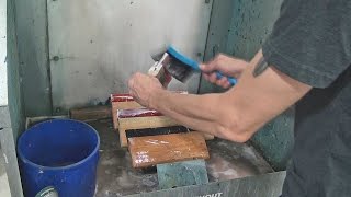 Screen Printing How To Clean Multiple Squeegees In The Washout Booth [upl. by Howes]