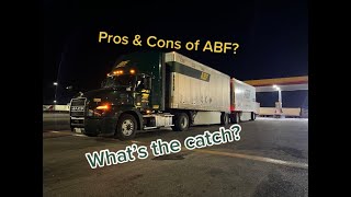 Pros and Cons of Being a Linehaul Driver for ABF Freight [upl. by Ecirtra]