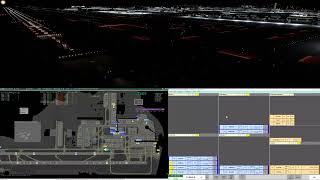 EGKKGND  Gatwick Ground  Vatsim UK ATC  1701  Towerview Part 2 [upl. by Ettevy]