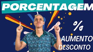 Porcentagem para Concursos  Aumento e Redução [upl. by Hurd]