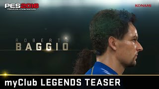 Official PES 2016 myClub Legends Teaser [upl. by Daeriam]