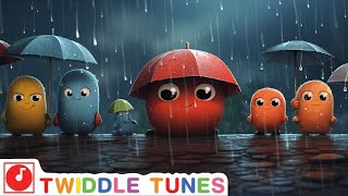 Pitter Patter Rain Song  Little Drops of Rain  Rain Drops Nursery Rhymes  Kids Song [upl. by Garrot397]