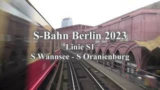 SBahn Berlin 2023 Linie S1  Führerstandsmitfahrt [upl. by Halley867]