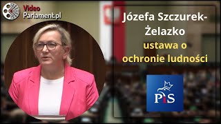 Józefa SzczurekŻelazko  ustawa o ochronie ludności [upl. by Konstantine750]