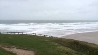 Heavy Seas at Perranporth [upl. by Negeam]