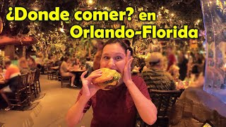 ¿Cuanto cuesta comer en OrlandoFlorida TOUR POR RESTAUNATES  Los Mapamundis 🌍 [upl. by Vincentia]