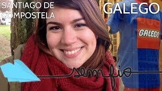 SANTIAGO DE COMPOSTELA  A língua galega  Sem Fiotv [upl. by Ayirp]