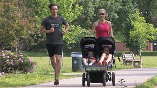 Proper Running Form with a Baby Jogger [upl. by Seravat]