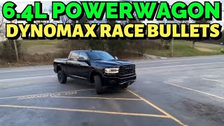 2020 RAM 2500 64L HEMI V8 EXHAUST w DYNOMAX RACE BULLET [upl. by Slack486]