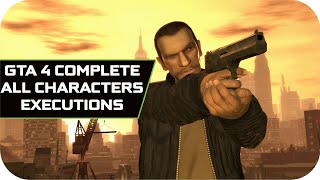 GTA 4 Executions Cutscenes All Characters HD Complete Edition [upl. by Anaeg967]