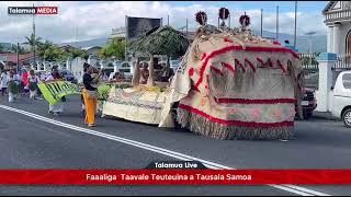 Faaaliga o Taavale Teuteuina a Tausala Samoa 2024 [upl. by Ogaitnas206]