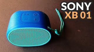 SONY SRSXB01  Unboxing and Sound Test [upl. by Annavoj]