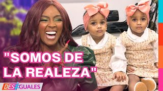 Amara La Negra defiende los nombres de sus hijas y aclara la razón de su elección  Desiguales [upl. by Irita259]