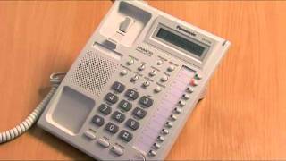 Panasonic KXTA KXTE forward calls to voicemailmpg [upl. by Charyl334]