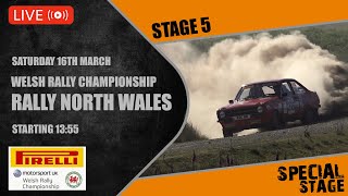 LIVE Rally North Wales 2024  Stage 5 [upl. by Kathrine622]