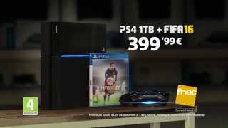 A Fnac sugere Sony PS4 1TB  FIFA 16 [upl. by Barb]