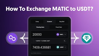 How To Convert MATIC To USDT [upl. by Cinomod]