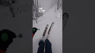 Follow for more powder skiing content revelstoke ski skibum skiingislife revy revelstoked [upl. by Kadner]