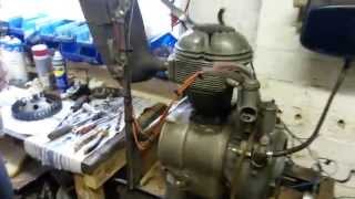 BMW Isetta 300 cc engine bench test [upl. by Oeramed]