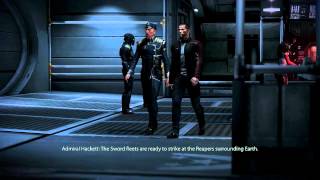 Mass Effect 3  Admiral Hacketts Epic Final Speech [upl. by Enrobyalc]