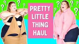 BRUTALLY HONEST PRETTY LITTLE THING TRY ON HAUL [upl. by Bundy155]