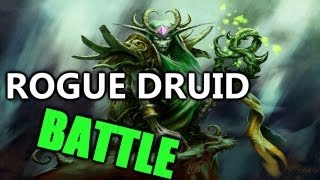 Druid PvP  WoW ARENA BATTLE  Warrior Druid against Rogue Druid [upl. by Feliza825]