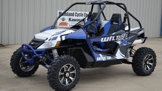 2014 Arctic Cat Wildcat X Viper Blue 18499 Overview and Review [upl. by Etterrag28]