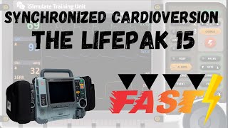 Quick Review LIFEPAK 15 Cardioversion [upl. by Joya]