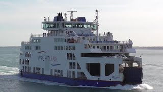 Wightlink  St Clare at Portsmouth [upl. by Annayar]