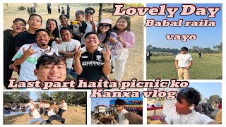 LAST PART GROUP PICNIC CHITWAN VLOG🤗🥰kanxa vlogbabal ramailo vayo picnic🥰BHIMPHEDIGUYS [upl. by Eitsirc]