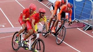 Minuto paralímpico  Cto Mundo Ciclismo Ruta [upl. by Anayeek]