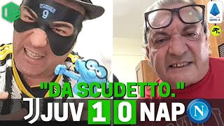 JUVENTUS NAPOLI 1 0  NAPOLETANI IMBUFALITI “KVARA VIA DA NAPOLI…”  TIFOSIAMO [upl. by Kcirdneked]