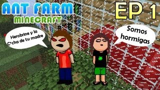 Minecraft  ANT FARM  Español  Ep 1 Mapa de Aventura y Supervivencia [upl. by Cornia]