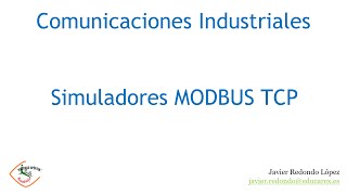 Simuladores modbus TCP [upl. by Nanahs]