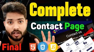 Complete Contact us Page 🔥  Final  html CSS Complete Projects webdesignCodeDynamo2456 [upl. by Koran]